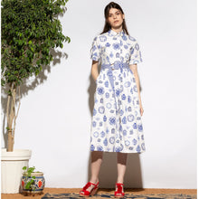 Load image into Gallery viewer, Signature Pottery Print Shirt Dress - EMILY LOVELOCK