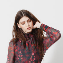 Load image into Gallery viewer, Signature Print High Neck Blouse - EMILY LOVELOCK
