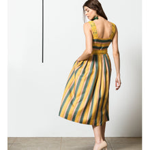 Load image into Gallery viewer, Silk Printed flared dress - EMILY LOVELOCK
