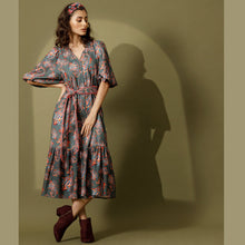 Load image into Gallery viewer, Sophie Dress - Green - EMILY LOVELOCK