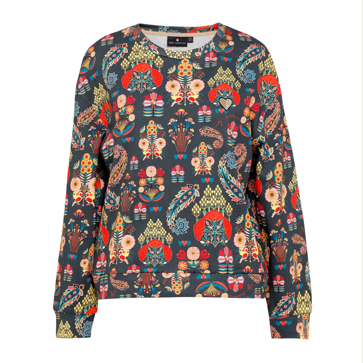 Tessa Sweatshirt - 70s multi - EMILY LOVELOCK