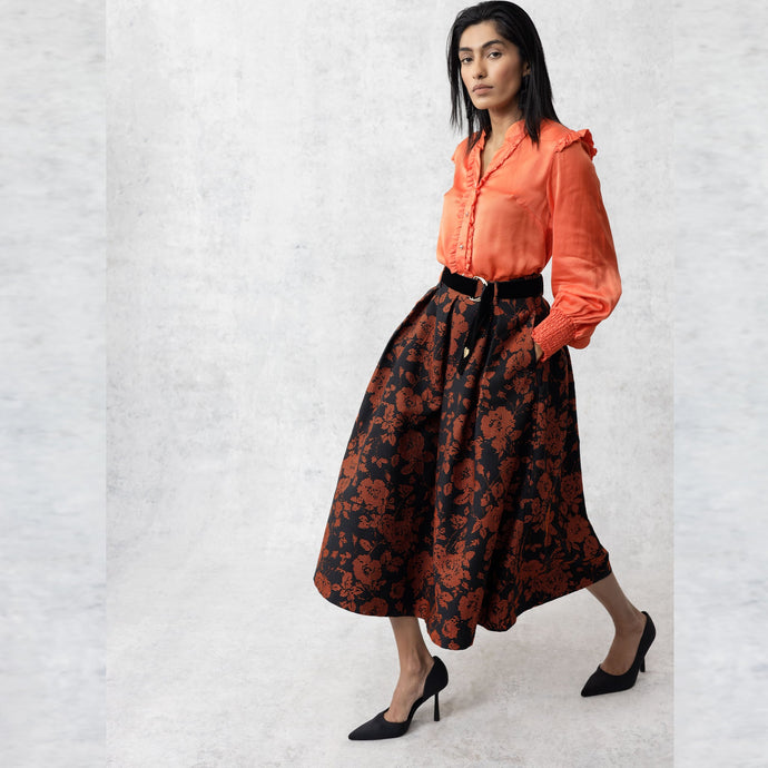 Zelda Skirt - Black - EMILY LOVELOCK